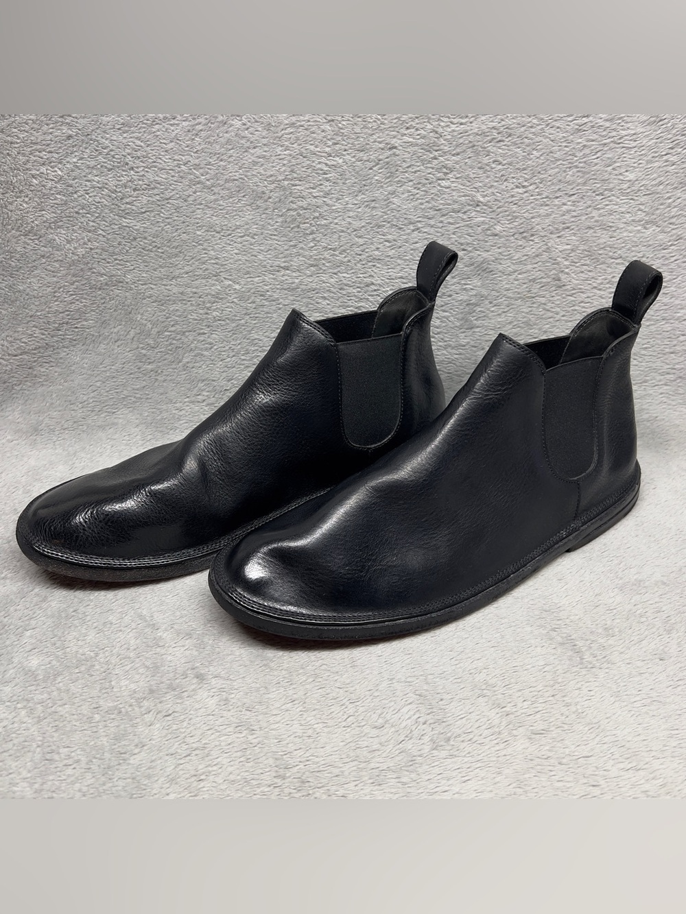 Marsell Leather Chelsea Boots Size 41 IT Men's US 8 Women's US 11 Black Italy